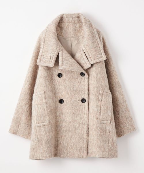 EMMEL REFINES＞EM ダブルボタン シャギー コート | UNITED ARROWS LTD.ONLINE STORE - Buyee  通販購入サポートサービス | UNITED ARROWS LTD.ONLINE STOREでお買い物