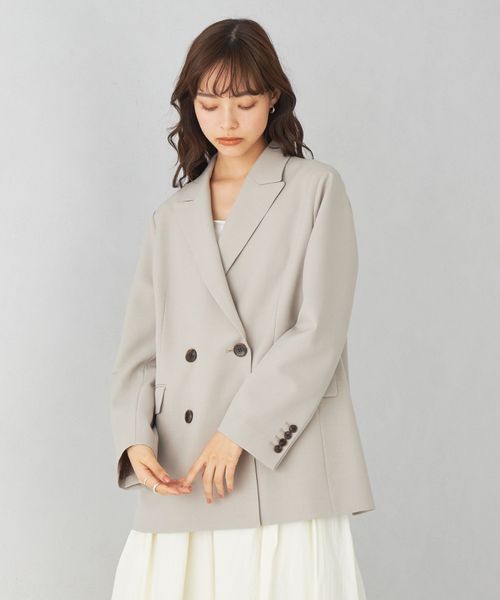 EMMEL REFINES＞EM オーバーサイズ ダブルボタン ジャケット