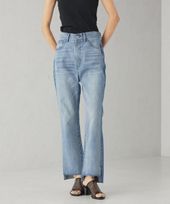 Steven Alan 12oz デニム ワイド テーパードパンツ Steven Alan（スティーブンアラン）の「＜Steven Alan＞12oz