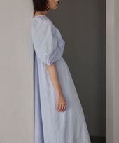 H BEAUTY&YOUTH トロピカル Vネックドレス H＞トロピカル Vネックドレス