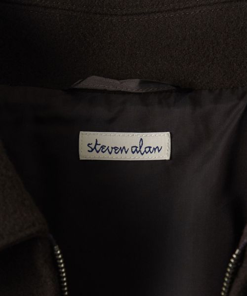 Steven Alan＞ スーパー130 メルトン ハリントン ジャケット