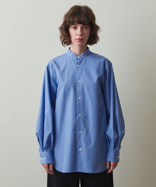 Steven Alan＞COTTON STAND COLLAR SHIRT/シャツ | UNITED