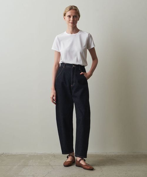Steven Alan 24年モデル12oz デニム ワイド テーパードパンツ Steven Alan（スティーブンアラン）の「＜Steven Alan＞12OZ