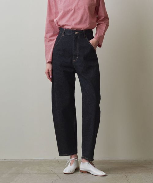 Steven Alan 24年モデル12oz デニム ワイド テーパードパンツ Steven Alan＞12oz デニム ワイド テーパードパンツ | UNITED