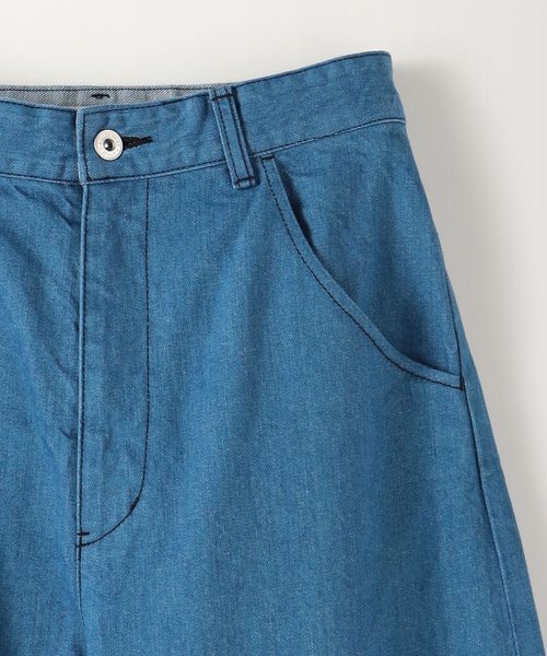 Steven Alan＞12oz デニム ワイド テーパードパンツ | UNITED