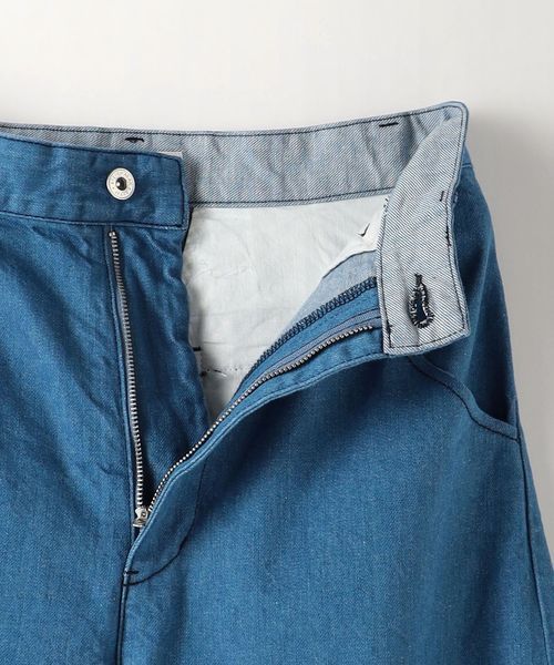 Steven Alan 24年モデル12oz デニム ワイド テーパードパンツ Steven Alan＞12oz デニム ワイド テーパードパンツ | UNITED