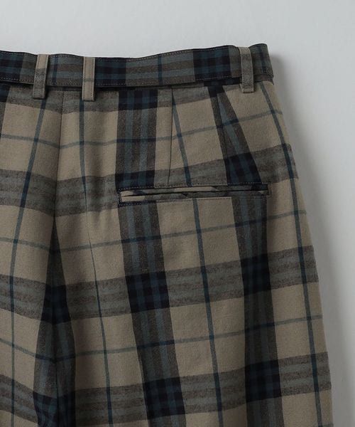 6(ROKU)>毛コットン チェック パンツ | UNITED ARROWS LTD 6(ROKU)>毛コットン チェック パンツ | UNITED ARROWS LTD