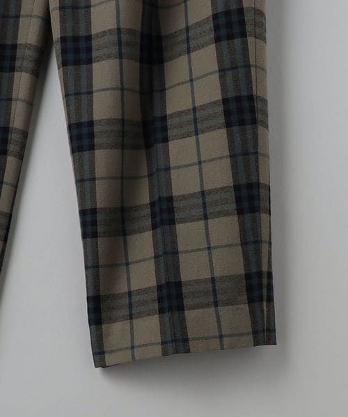 6(ROKU)>毛コットン チェック パンツ | UNITED ARROWS LTD 6(ROKU)>毛コットン チェック パンツ | UNITED ARROWS LTD