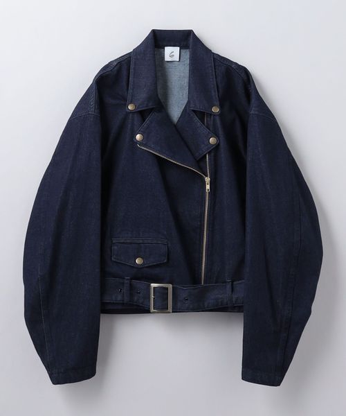 6 roku デニム ライダース 6(ROKU)＞デニム ライダース ジャケット | UNITED ARROWS LTD