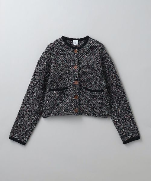 6(ROKU)＞ミックス スラブ ニット カーディガン | UNITED ARROWS LTD 