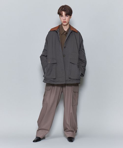 6(ROKU)>ナイロン レザーカラー コート | UNITED ARROWS LTD 6(ROKU)>ナイロン レザーカラー コート | UNITED ARROWS LTD