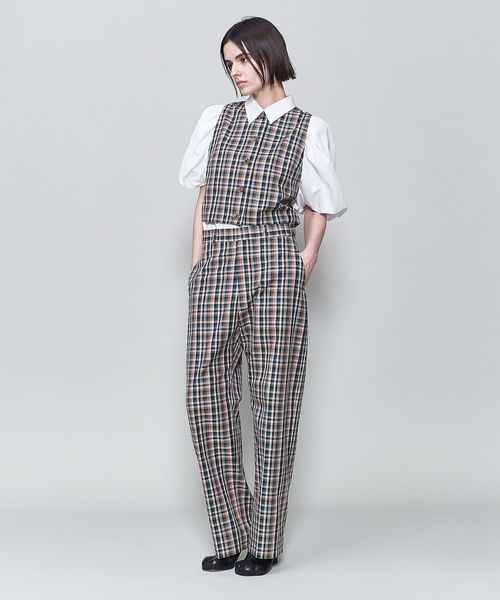 6(ROKU) チェックパンツ 6(ROKU)＞コットンポリエステル チェックパンツ | UNITED ARROWS