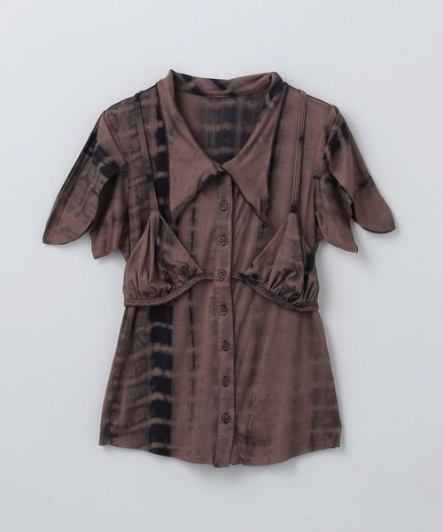 PERVERZE＞BRA LAYERED SHIRT TOP/シャツ | - Buyee, сервис