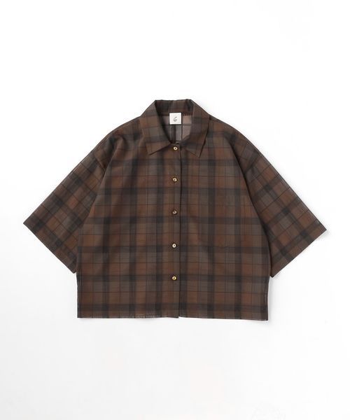 6(ROKU)＞シアー チェック シャツ | UNITED ARROWS LTD.ONLINE STORE - Buyee 通販購入サポートサービス  | UNITED ARROWS LTD.ONLINE STOREでお買い物