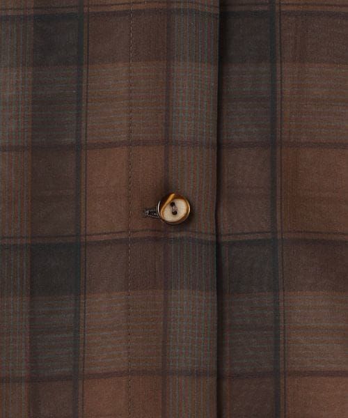6(ROKU)＞シアー チェック シャツ | UNITED ARROWS LTD.ONLINE