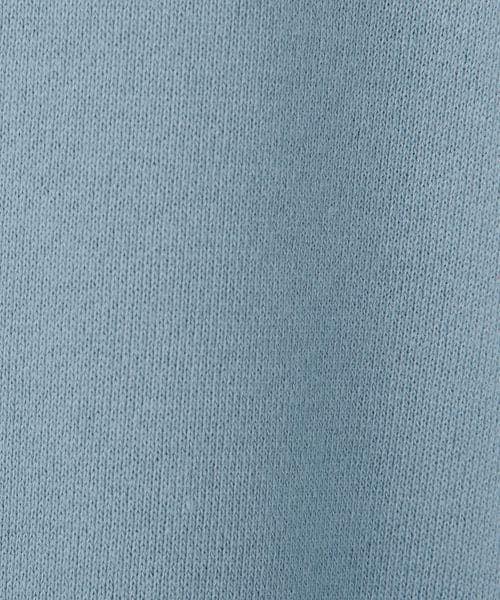 6(ROKU)＞コットンウラケ カラーステッチ クルーネック プルオーバー