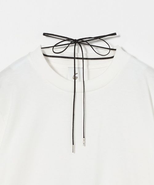 ＜6(ROKU)＞ネック コード Tシャツ　ホワイト 6(ROKU)＞ネック コード Tシャツ | UNITED ARROWS LTD.ONLINE