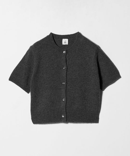 6(ROKU)＞コンパクト ショートスリーブ カーディガン ニット | UNITED