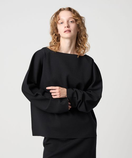 ATTISESSION＞ツイストショルダーニットトップス ATTISESSION