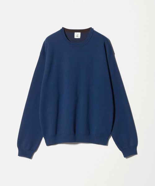 6(ROKU)コットンウール クルーネック ニット 【公式通販】