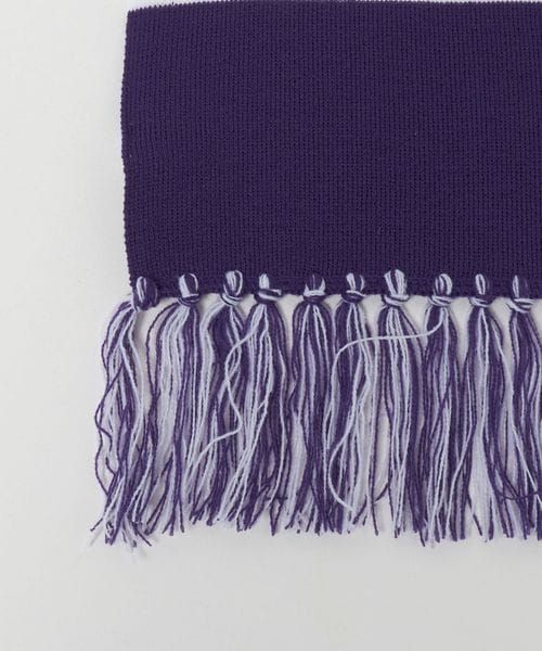 y/project Napoleon Scarf 2017AW マフラー WOOL MILLING REVERSIBLE POLKA DOT SCARF(FREE SIZE Grey): Y's