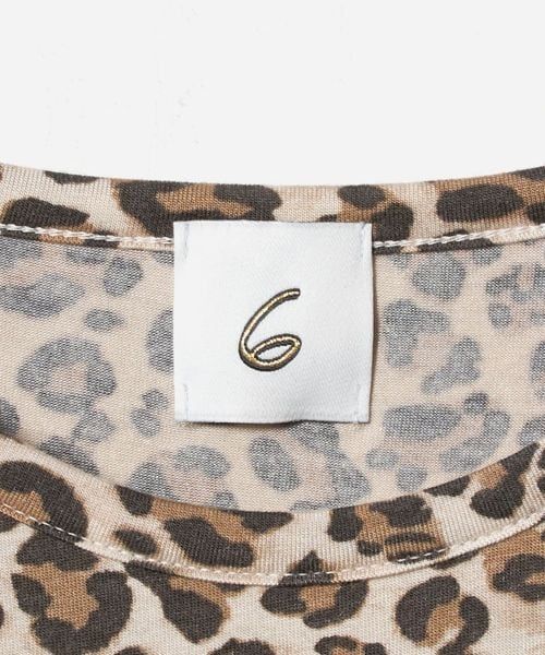 6(ROKU)＞レオパード クルーネック プルオーバー | - Buyee : l