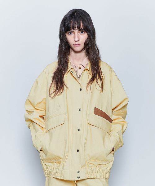 <6(ROKU)>COTTON SHORT JACKET/ジャケット 6(ROKU)>COTTON SHORT JACKET/ジャケット