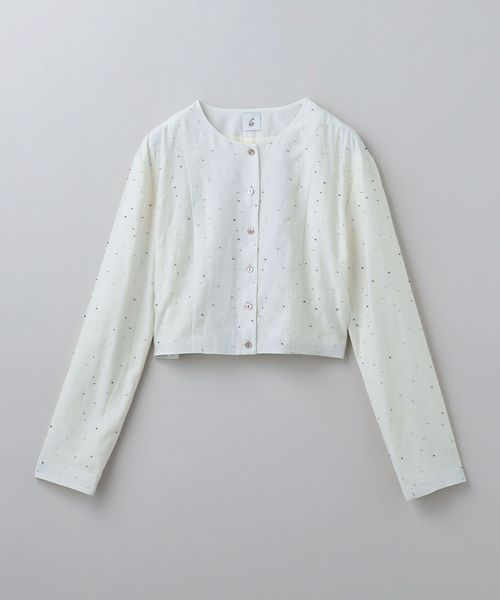 roku ビーズシャツジャケット ホワイト 6(ROKU)＞ビーズ シャツ ジャケット | - Buyee日本代购服务 | 在UNITED