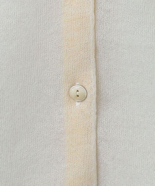rokuニットポロカーディガン ≪通常販売≫knit polo cardigan（ニットポロカーディガン
