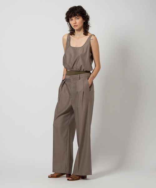 6(ROKU)＞ギャバジン リブ パンツ | UNITED ARROWS LTD.ONLINE