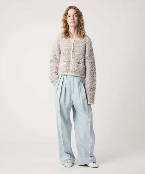 6(ROKU)＞コットンレーヨン タックパンツ 26SS | UNITED ARROWS LTD