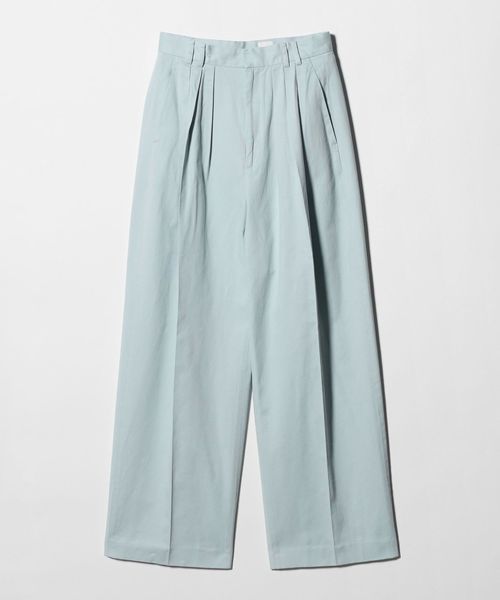 6(ROKU)＞コットンレーヨン タックパンツ 26SS | UNITED ARROWS LTD