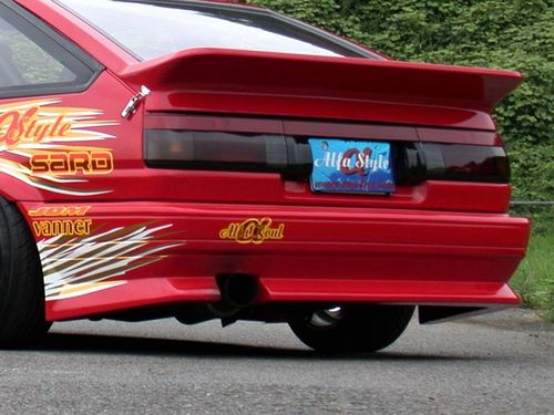 Run Free AE86(レビン/トレノ共通) リアバンパースポイラー Run Free AE86(レビン/トレノ共通) リアバンパースポイラー
