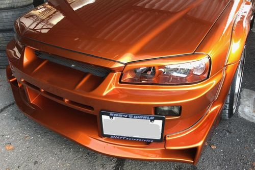 R34 スカイライン　フードトップモール　ボンネットスポイラー　ユーラス R34 スカイライン フードトップモール ボンネットスポイラー