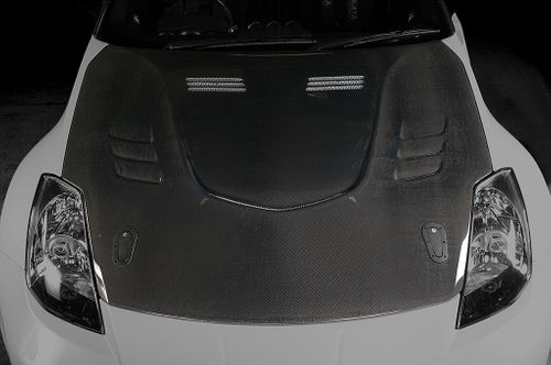 【引き取り限定】HCR32　社外エアロボンネット R32 エアロボンネットカーボン エアロパーツ MISSION｜栃木県