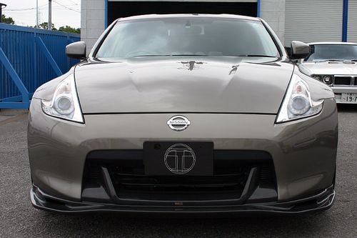 TOP SECRET Z34前期用 フロントリップスポイラー（フルカーボン