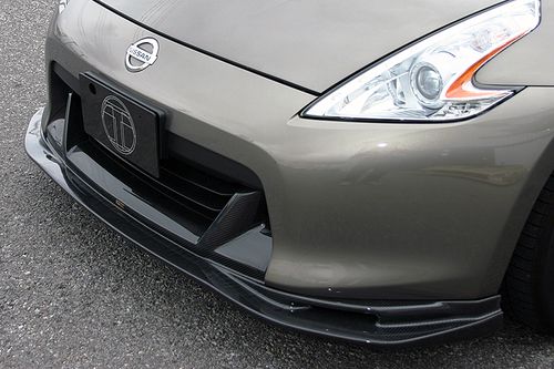 TOP SECRET Z34前期用 フロントリップスポイラー（フルカーボン
