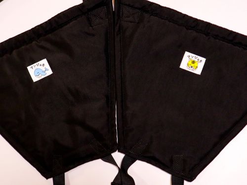 アンジュモ　美品 アンジュモ 双子用抱っこ紐（ナイロン） | Anjumeaux - Buyee