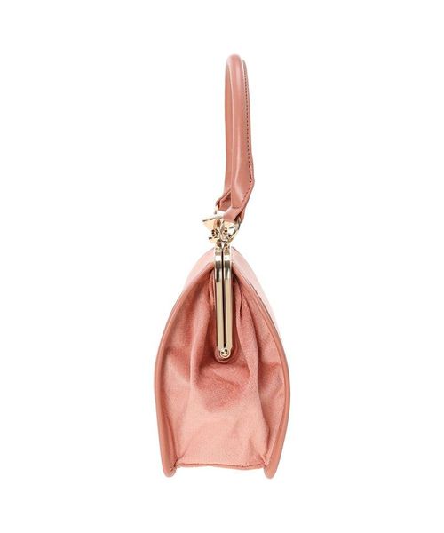 フレームローズ刺繍別珍がま口バッグ/an another angelus [00BC05a006