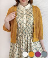 リトルローズ刺繍サマーニットカーディガン/F i.n.t [53AJ04g003