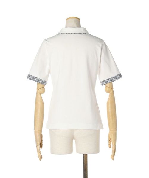 NAAFY ポロシャツ L ホワイト バックプリント バックプリントポロ / Back Print Polo - LINDERTHON