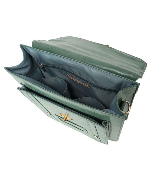 ダブルベルト縦型サッチェルバッグ/F i.n.t [53AC02a004] | F i.n.t