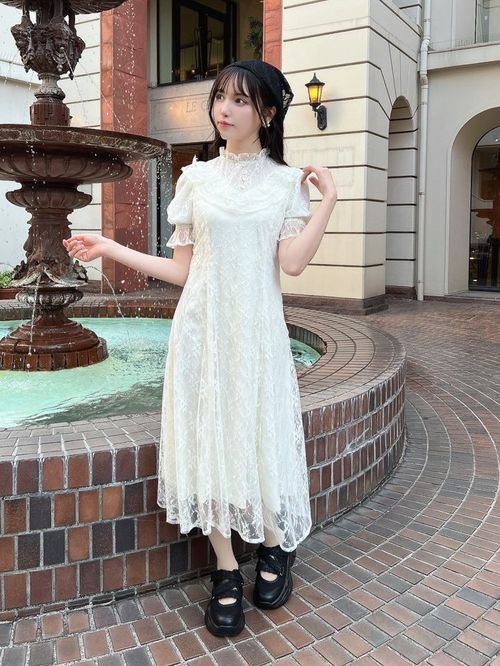 バックラッフルストライプシャツワンピース/F i.n.t [57AE02g011] | F