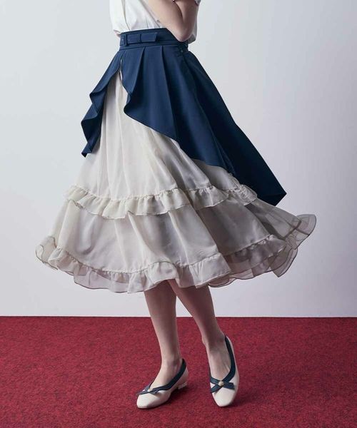 ドッキングフリルオーバースカート/an another angelus [53BG03q007