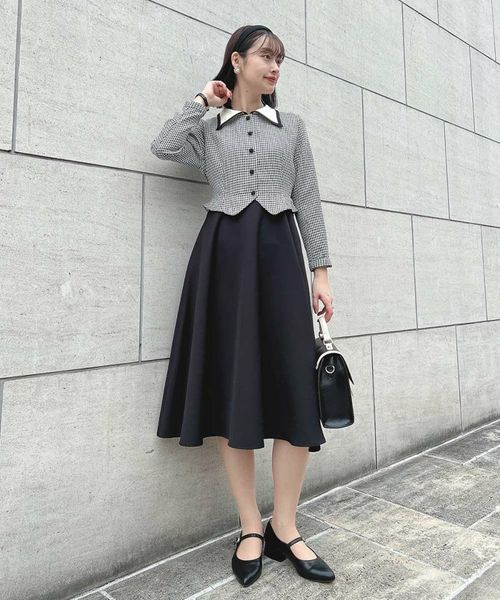 美品　Rene basic フィットアンドフレアー ワンピース Rene☆ルネ フィット＆フレアワンピース 6016070 2020年商品