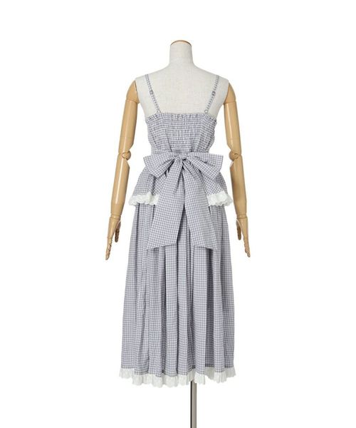 ギンガムチェックティアードキャミワンピース/F i.n.t [54AE02f012