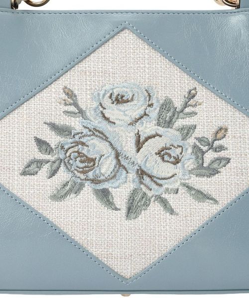 ローズ刺繍トートバッグ/an another angelus [54BC01a007] | F