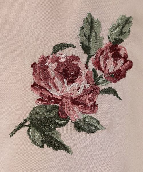 バックローズ刺繍サテンブルゾン/F i.n.t [55AD02j003] | F i.n.t公式