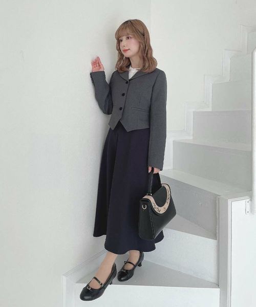 バックフリルテーラードジャケット/an another angelus [55BD01j003