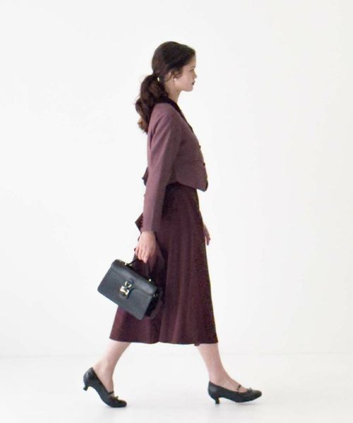 バックフリルテーラードジャケット/an another angelus [55BD01j003